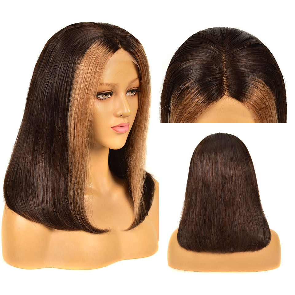 #1b/30 highlight bob 5*5 wig