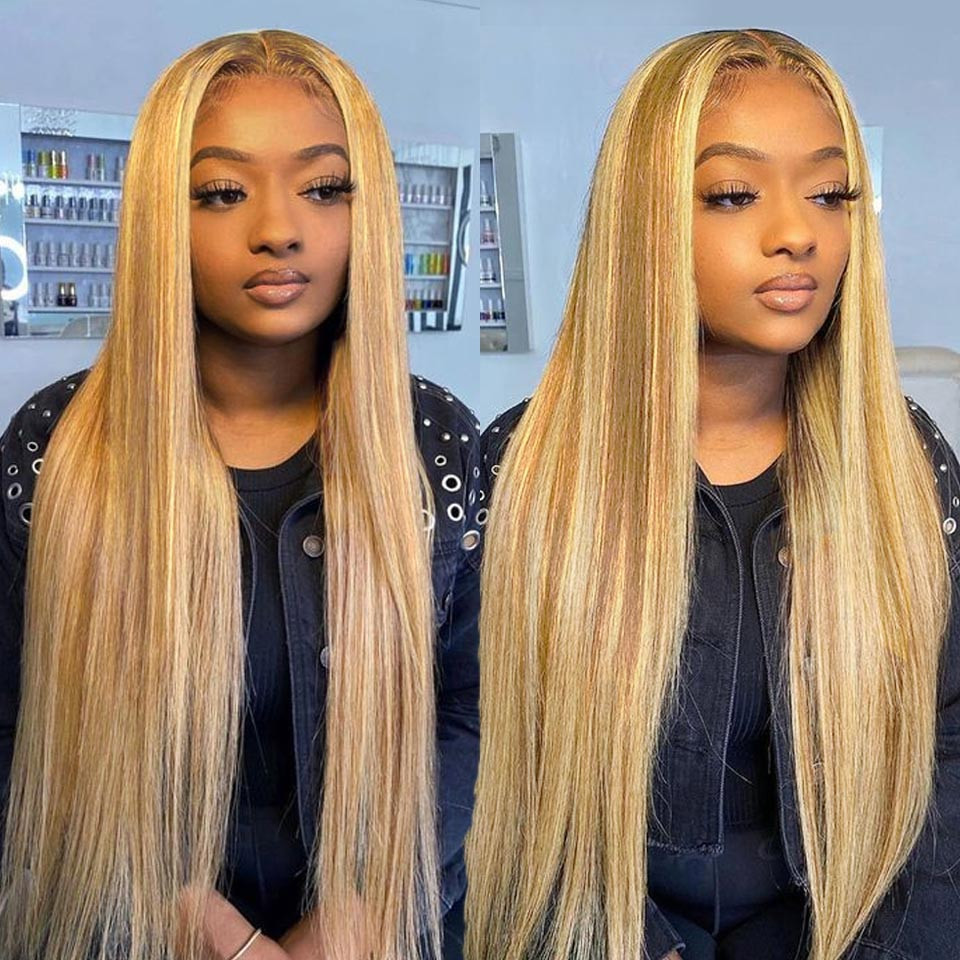 27/613 highlight T part wig
