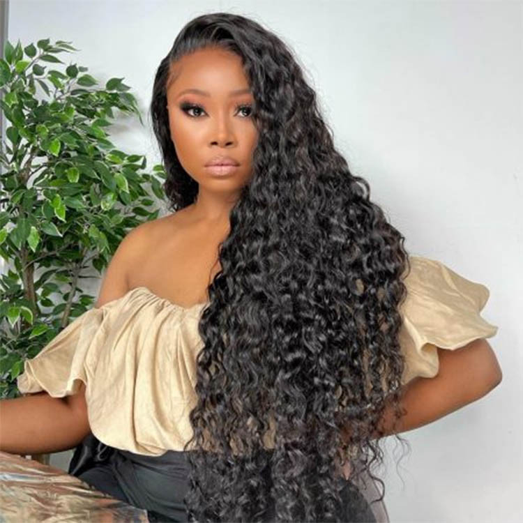 deep wave frontal wigs