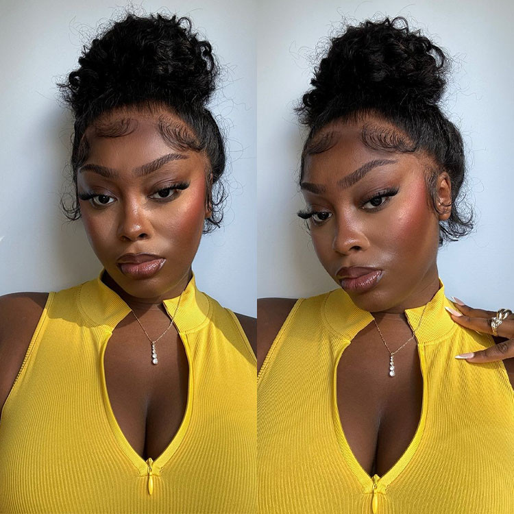 curly frontal wig