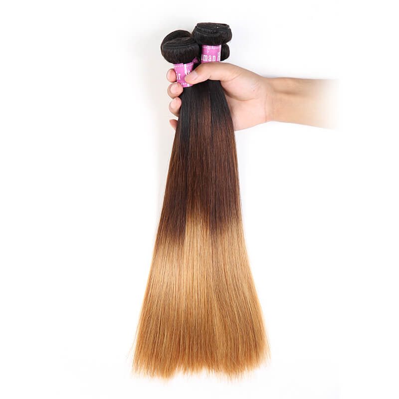 ombre straight human hair