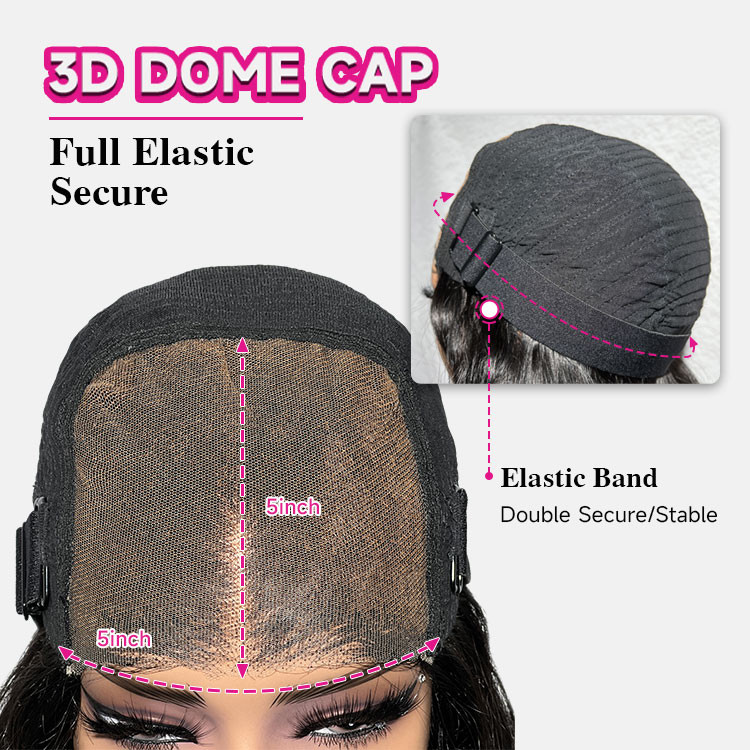 3D dome cap