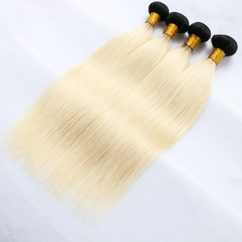 100% Human Straight Hair 4 Bundles