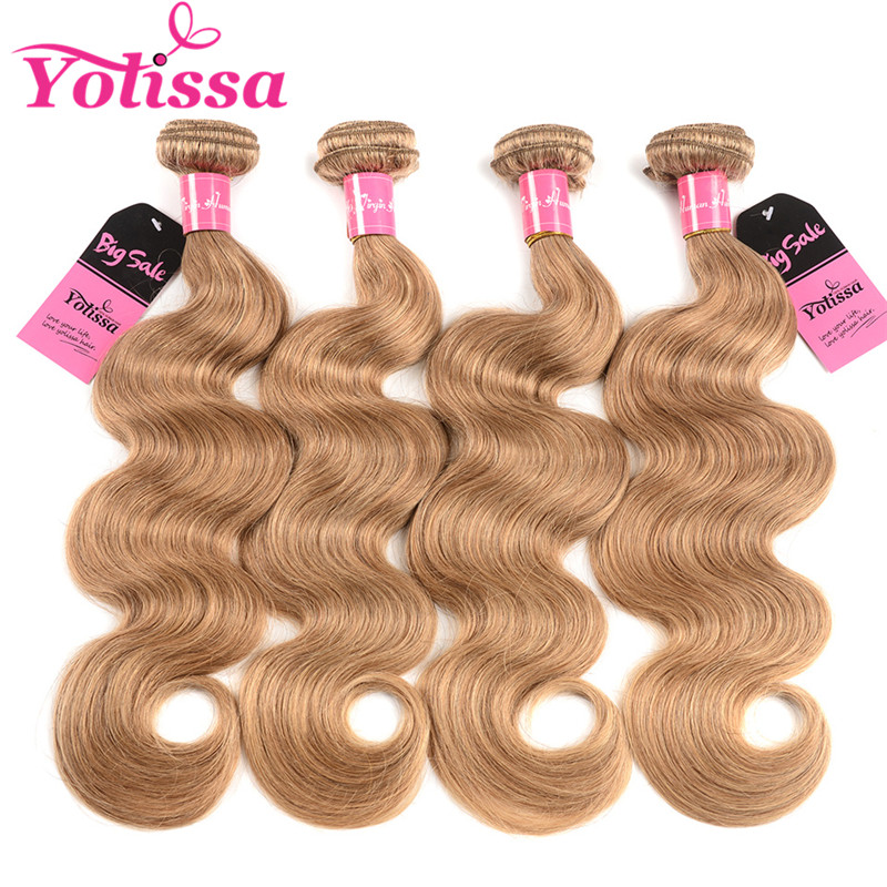 27 Hair Color 4 Bundles Body Wave Weaves