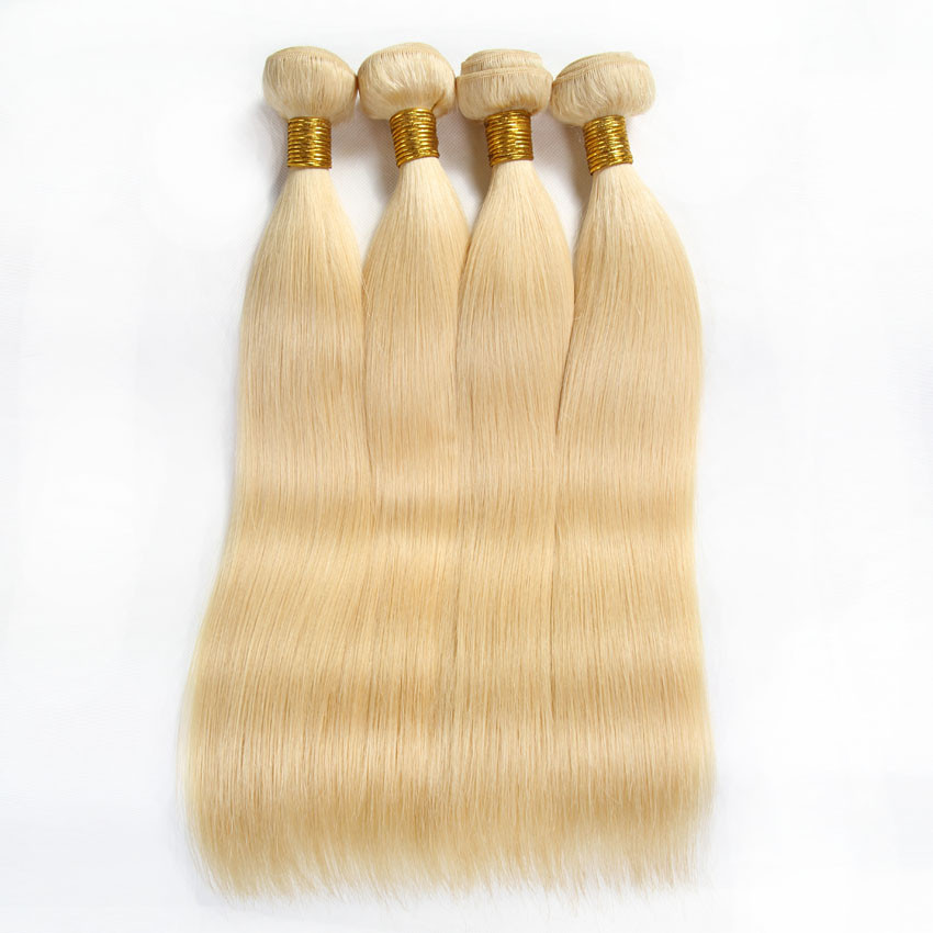 613 Honey Blonde Hair 4 Bundles