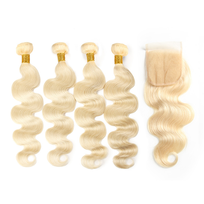 Blonde Human Hair 4 Bundles