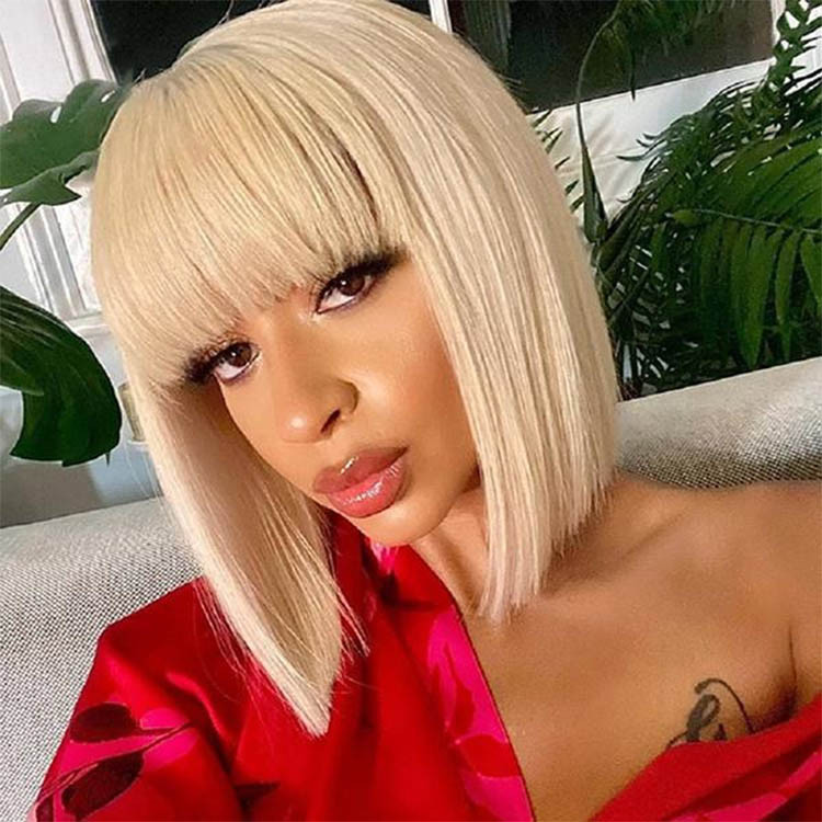 613 bob wigs with bangs