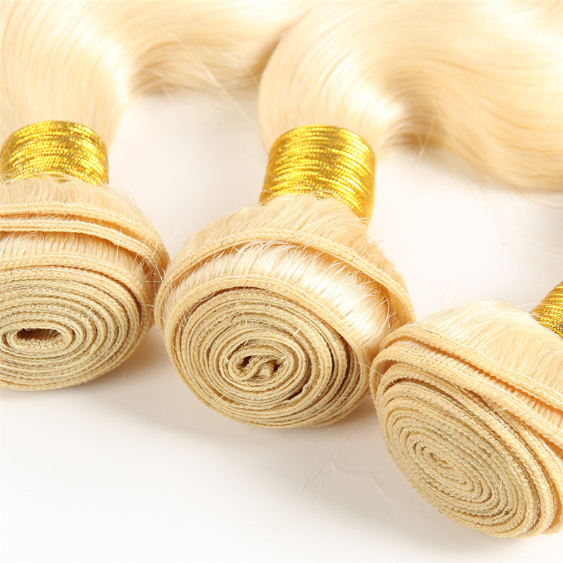 Body Wave Lace Frontal With 3 Bunbles