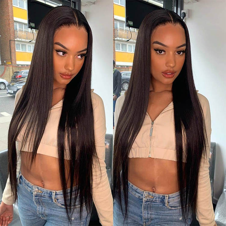 straight 6x6 closure wigs