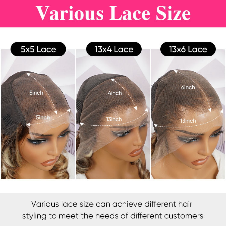 highlight lace front wig