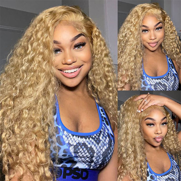 #27 body wave closure wigs