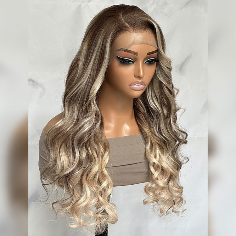 ash blonde balayage wig