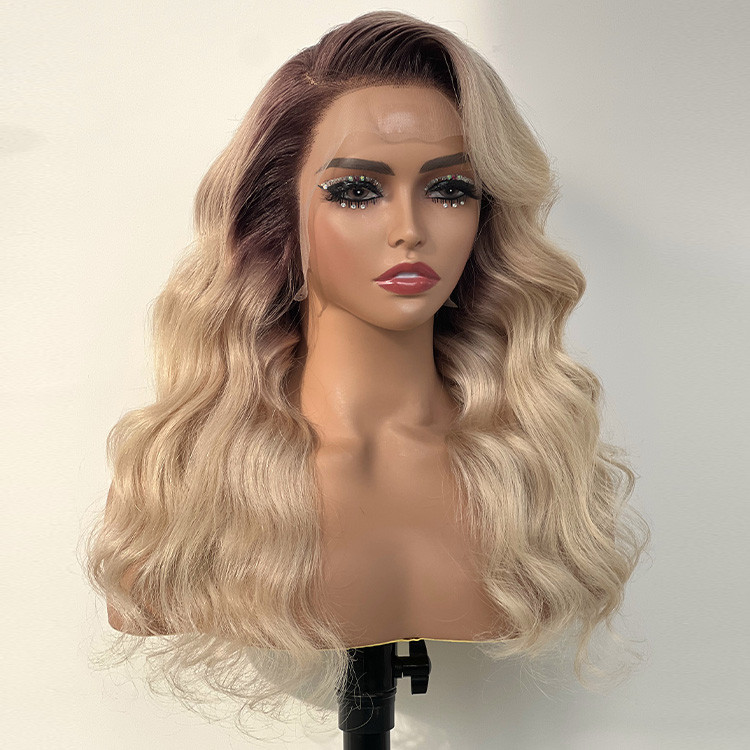 ash blonde human hair wigs