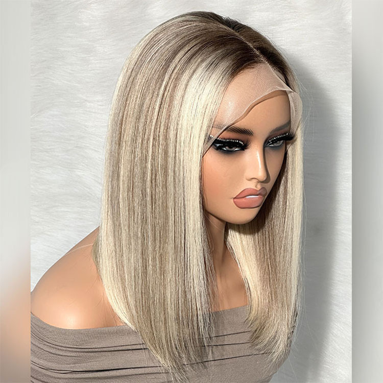 ash blonde bob