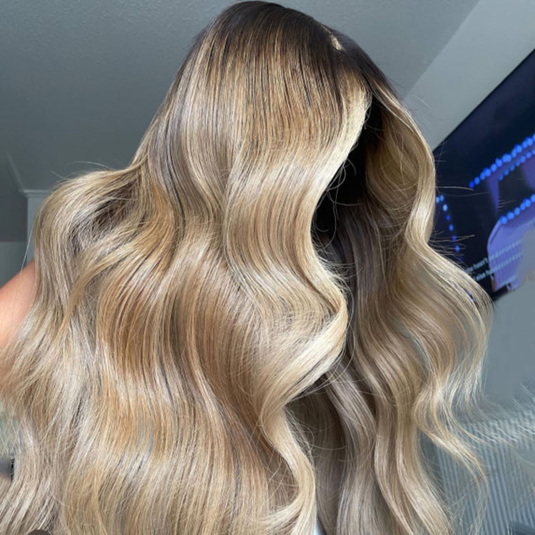 ash blonde ombre hair
