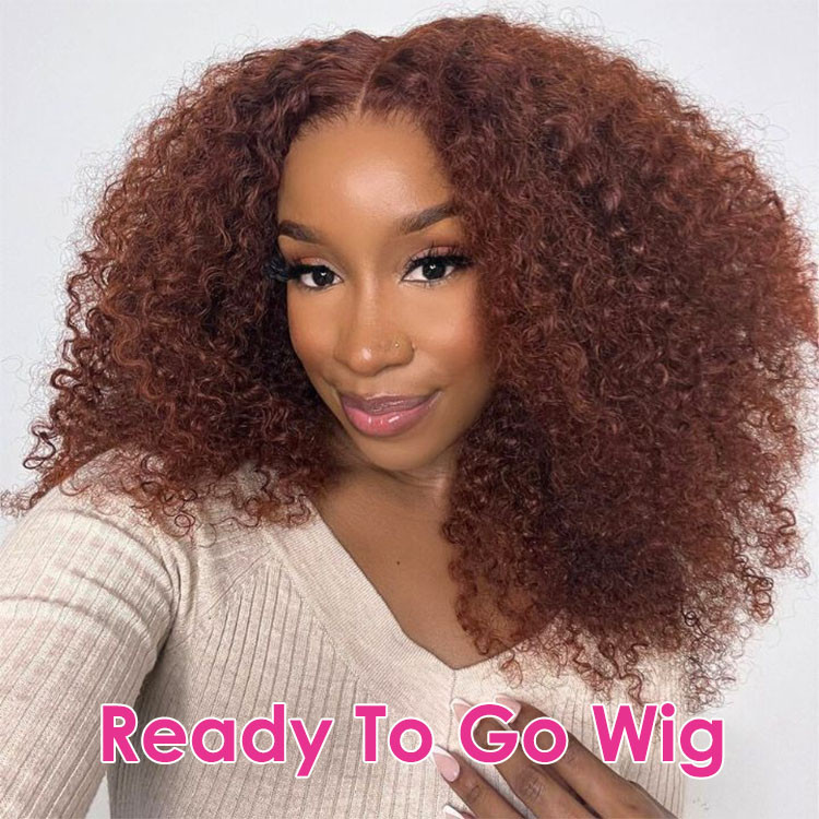auburn red glueless wig