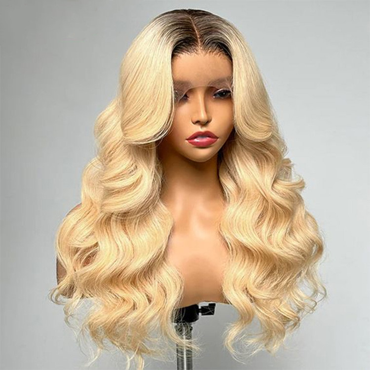 black and blonde ombre