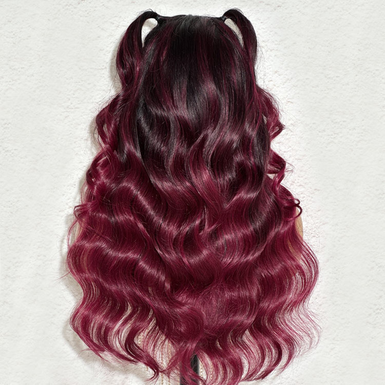 1b 99j lace front wig