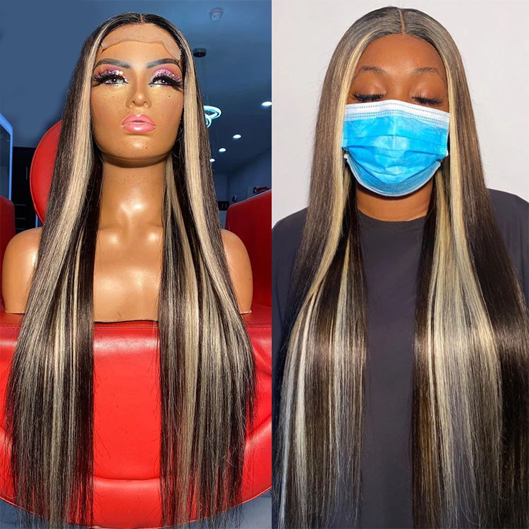 black and 613 blonde highlight wigs