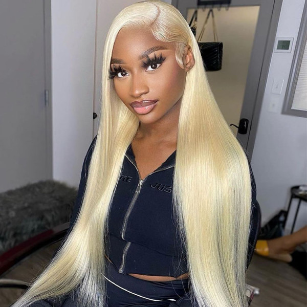 blonde hair lace frontal wigs