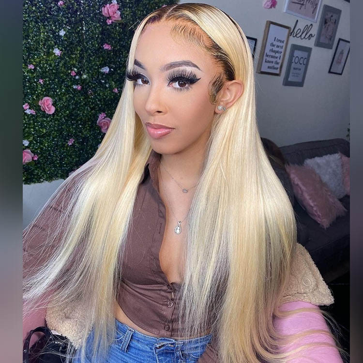blonde ombre full lace wigs