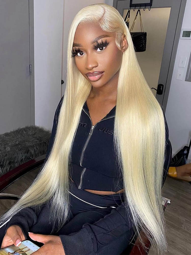 straight blonde HD lace wigs