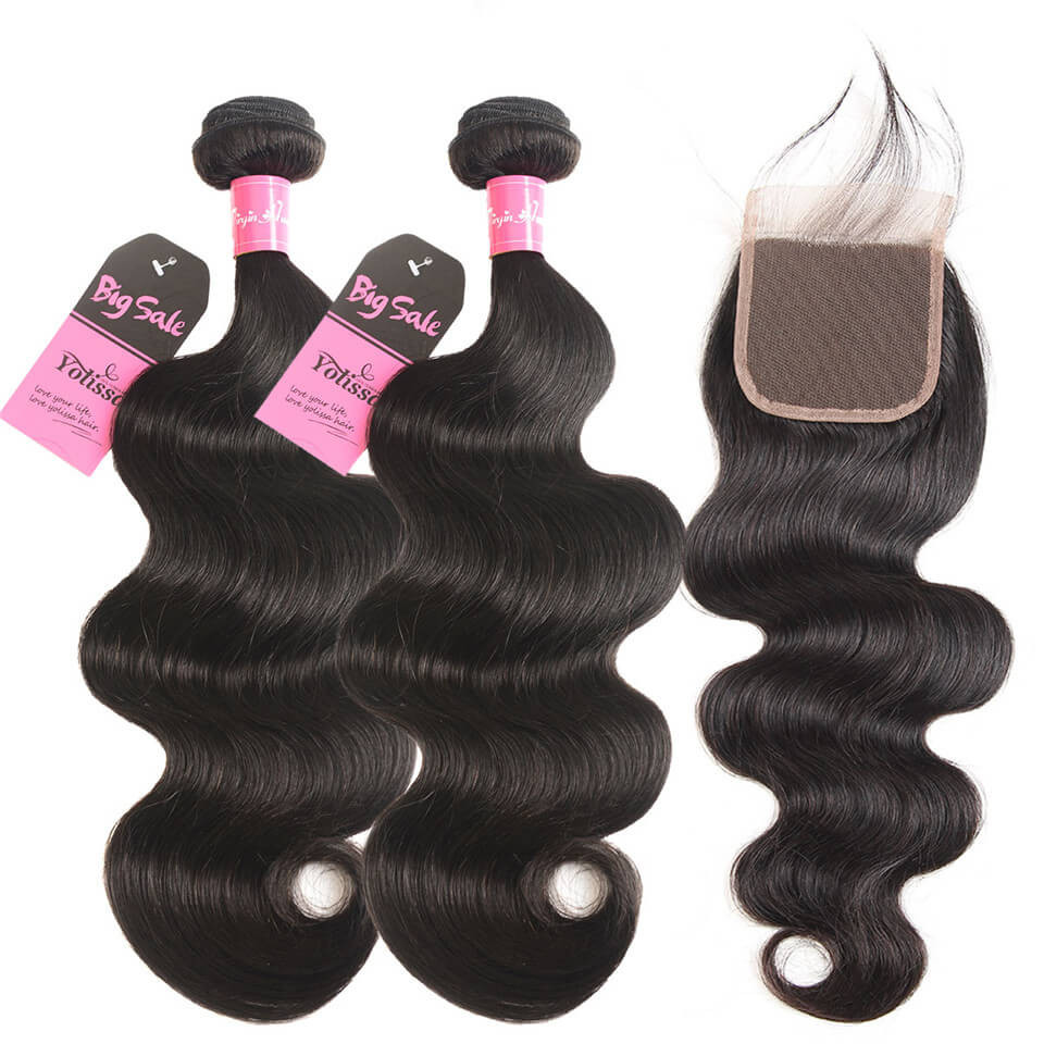 body wave with lace closure