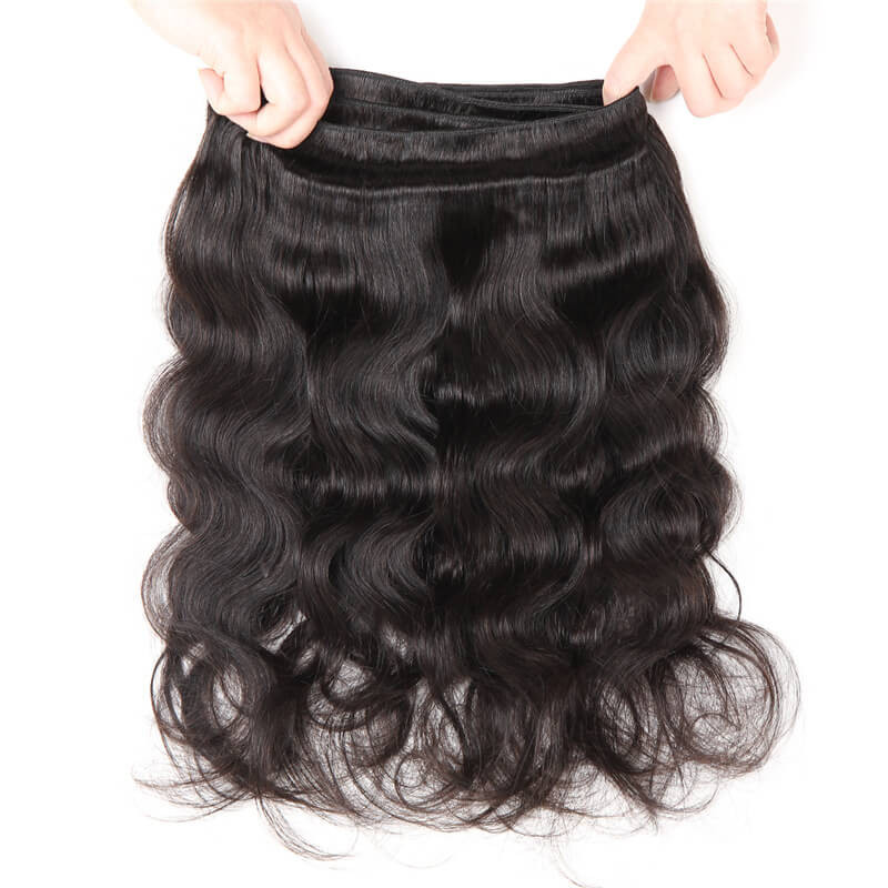 Human Hair Bundles With Closure