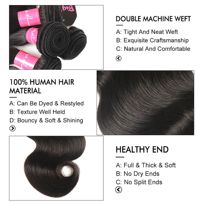brazilian body wave hair weaves