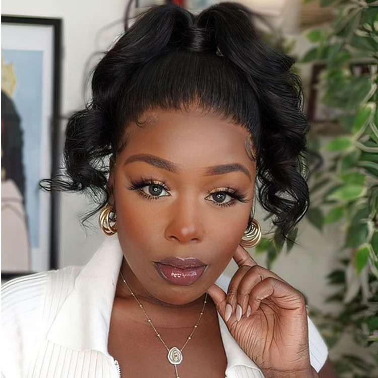 body wave lace front wigs