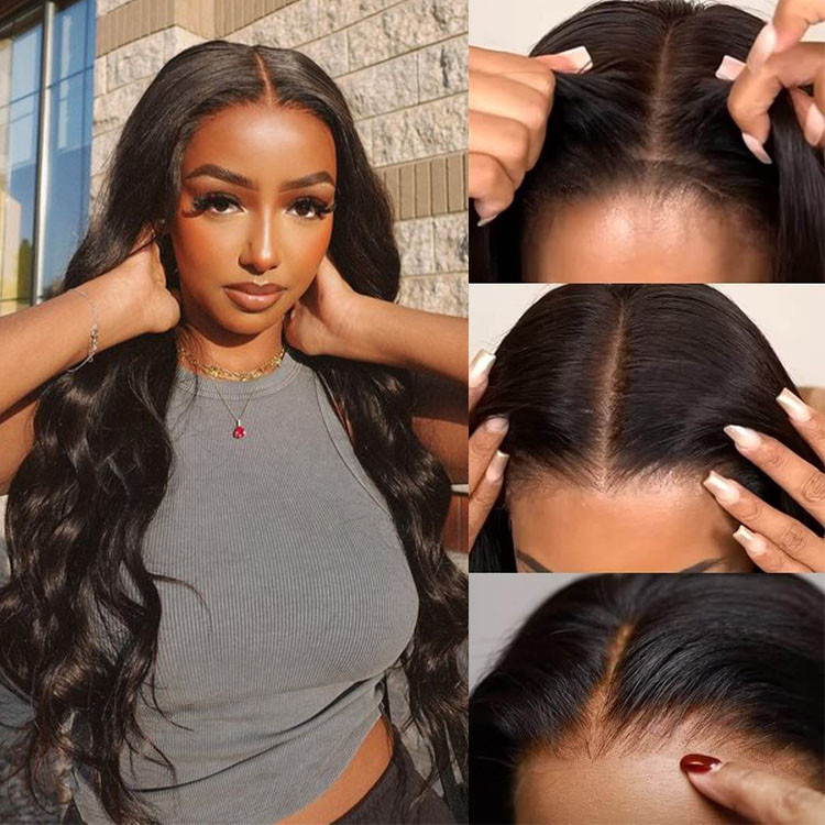 body wave lace closure wig