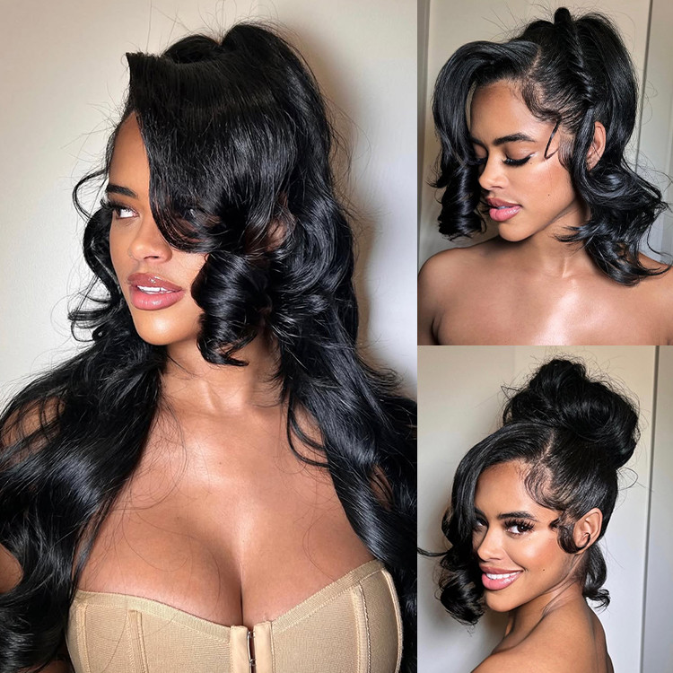 human hair lace front wigs with baby hair