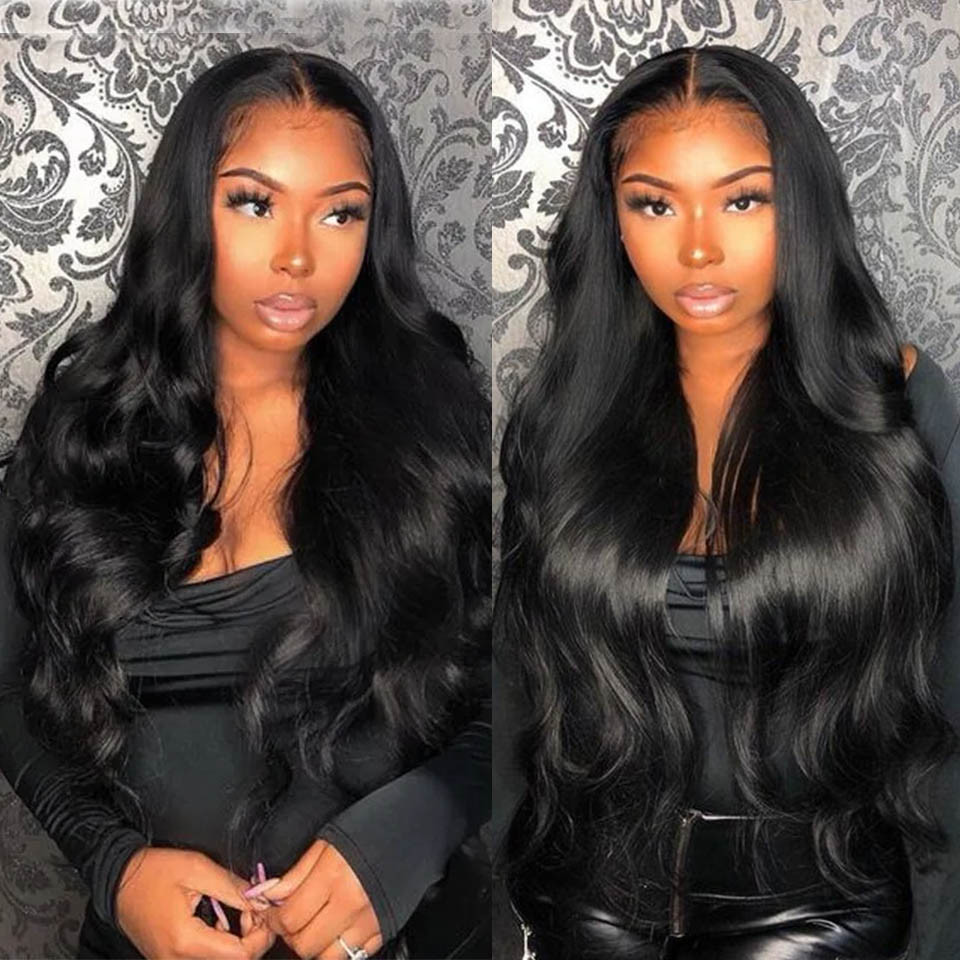 body wave lace front wigs