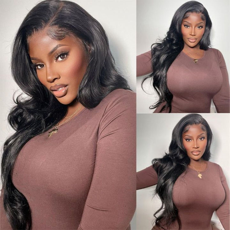 body wave lace front wigs