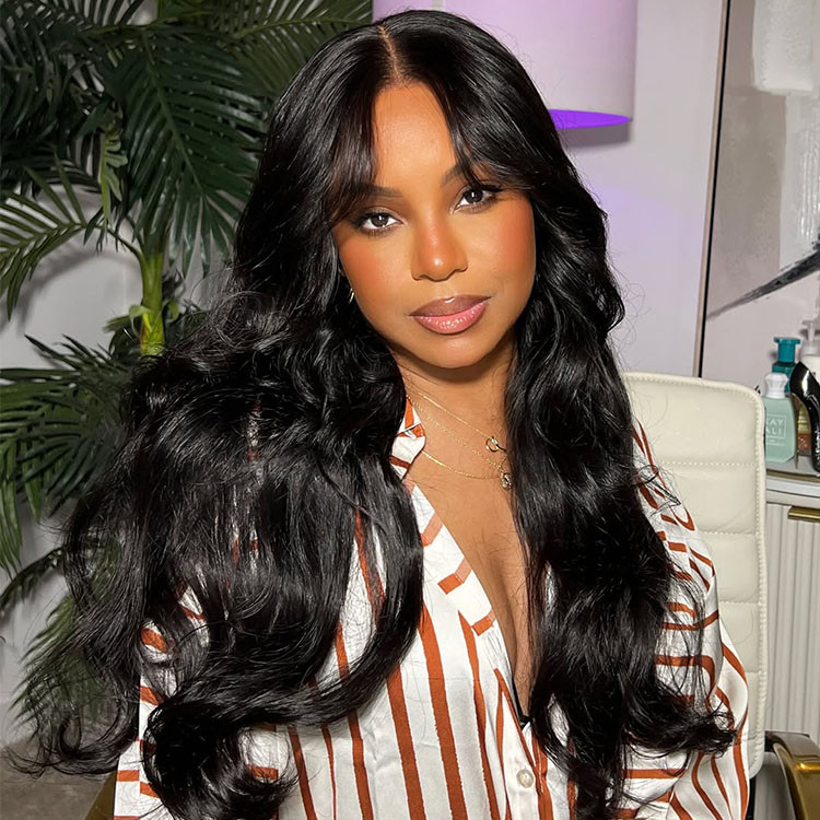 body wave V part wigs