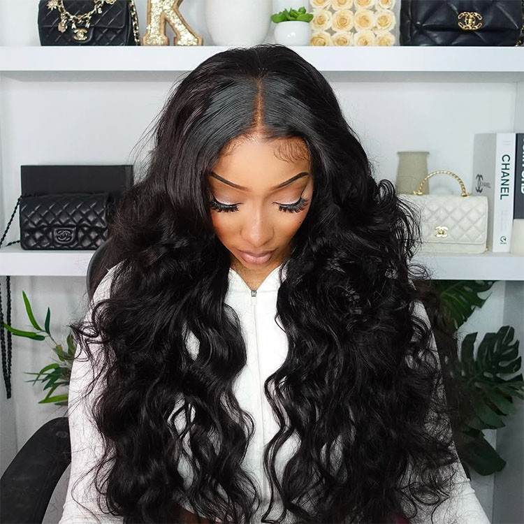 body wave u part wigs human hair
