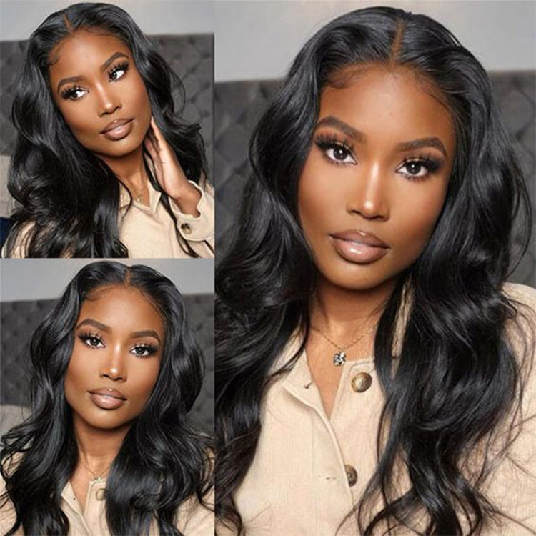 body wave transparent lace wigs