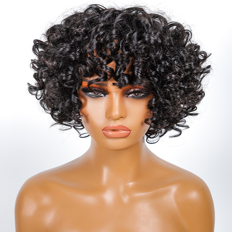 bouncy curly wig