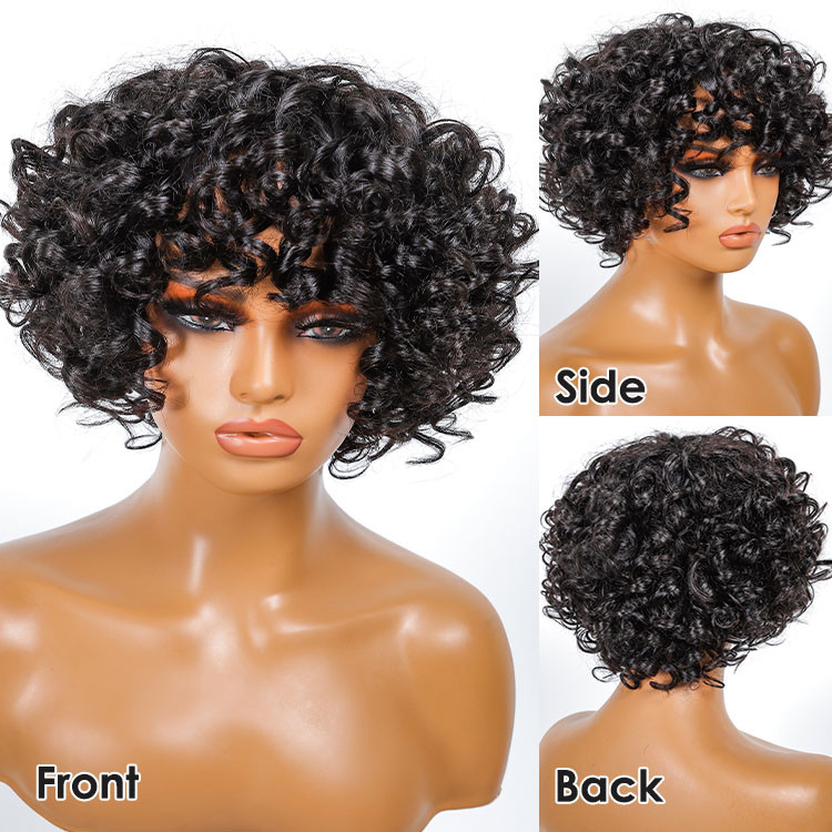 bouncy curls human hair