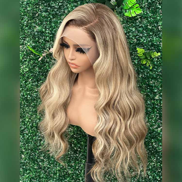 brown and blonde balayage