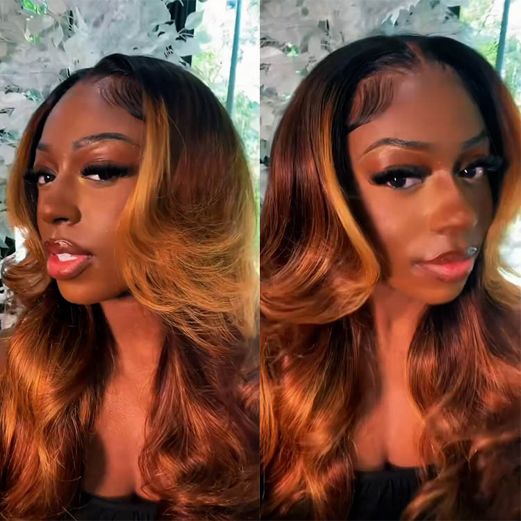ombre highlight hair