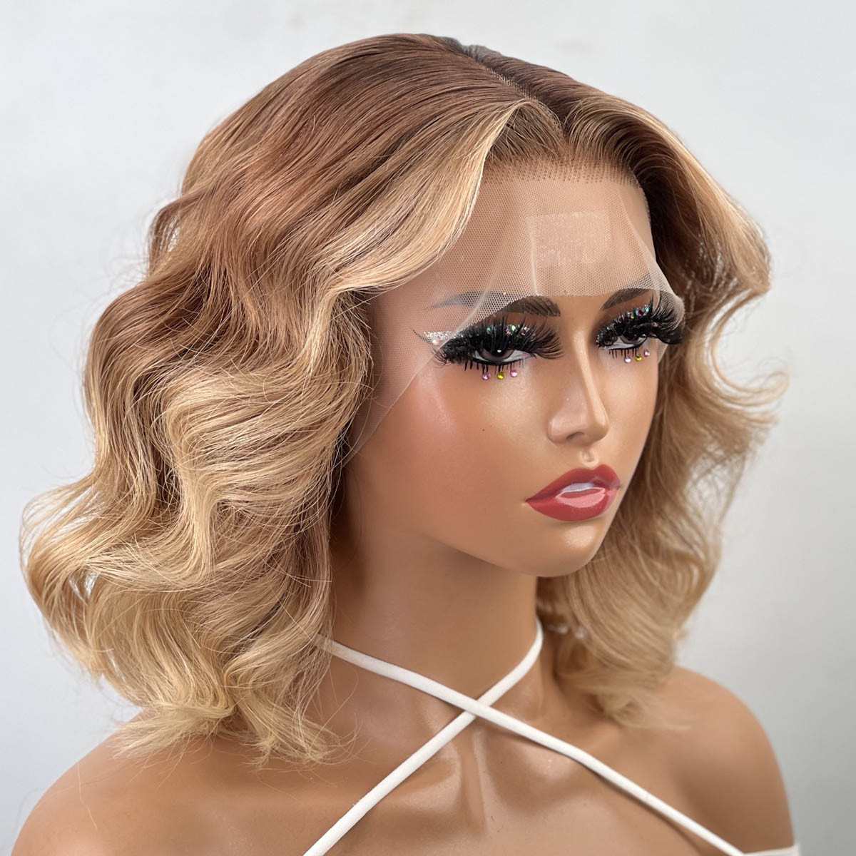 brown to blonde hair