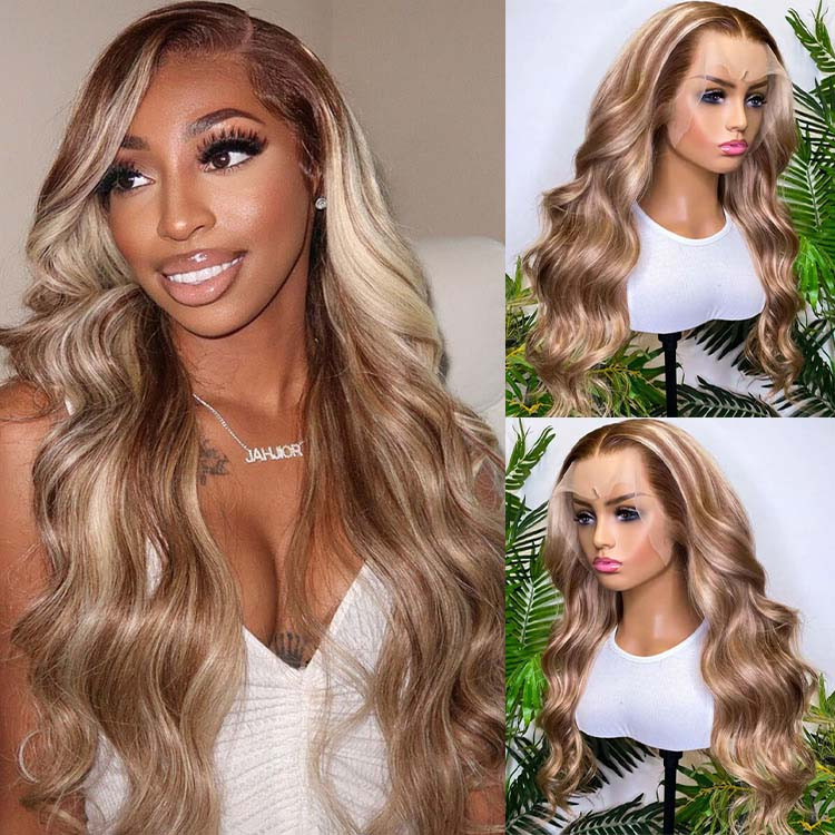 brown hair with blonde highlights