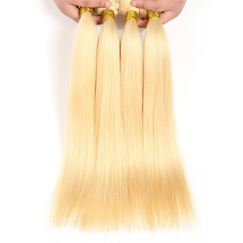613 Honey Blonde Hair 4 Bundles