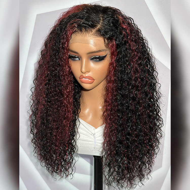 burgundy highlights