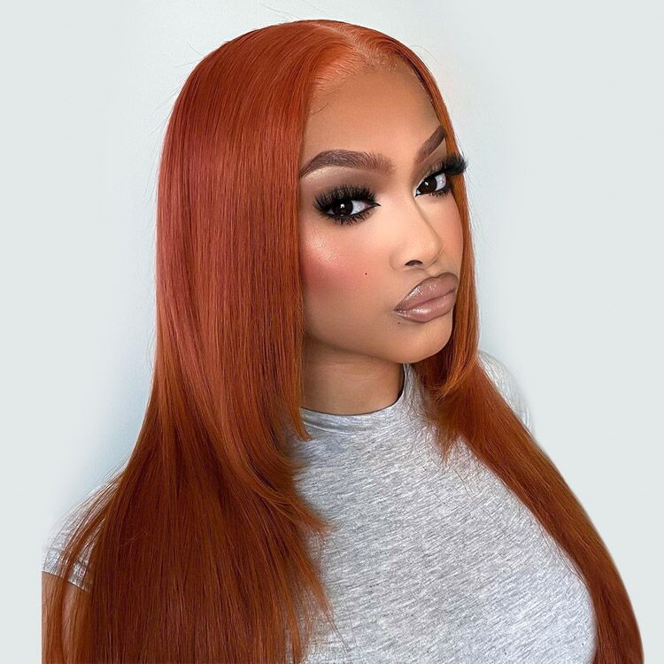 burnt orange wig