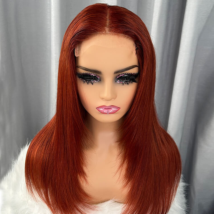 dark orange wig