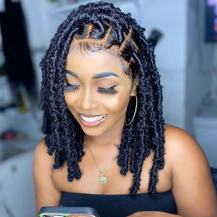 butterfly locs braids