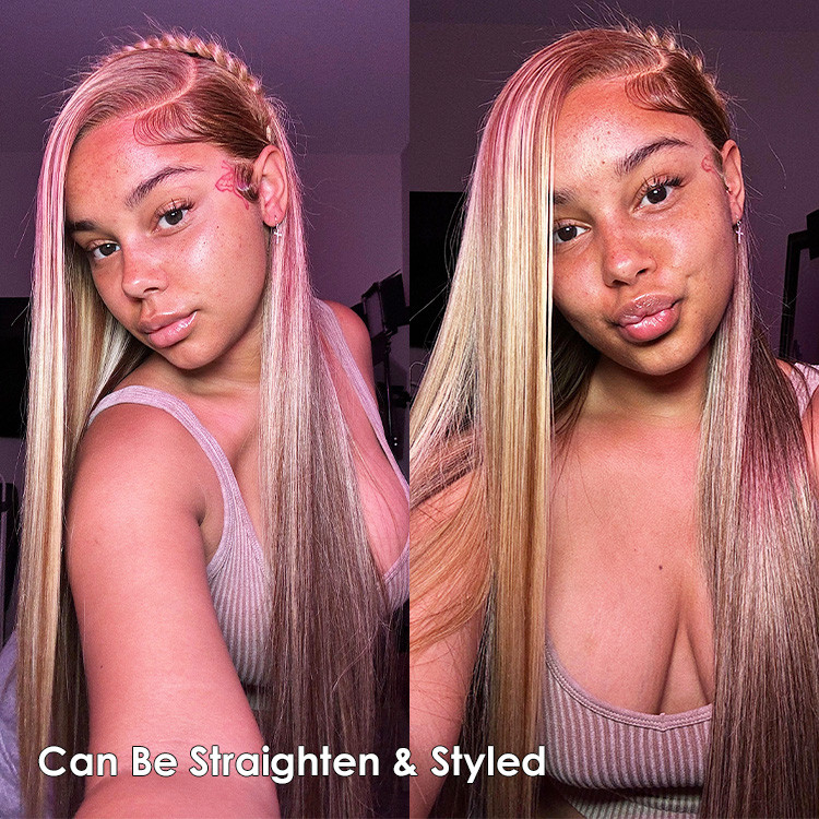 Can be straighten & styled