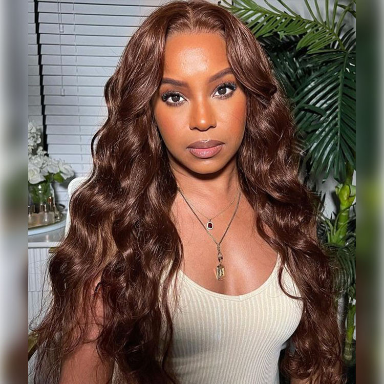 chocolate brown wig